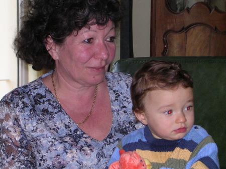 Baptiste et sa mamie Martine