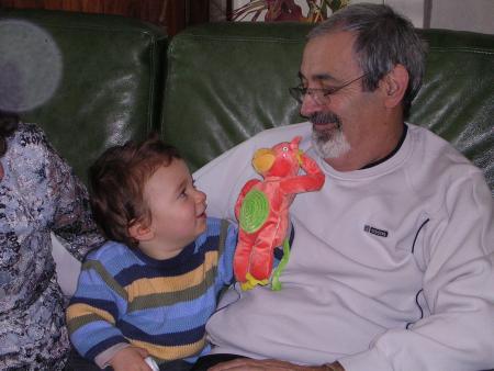 Baptiste et son papi RAYMOND